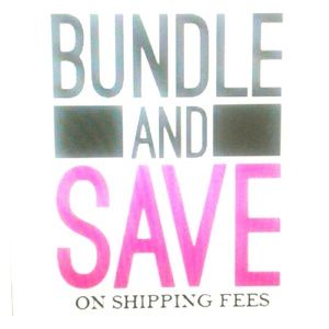 💕💕 Bundle and pay only one shipping fee! 💕💕